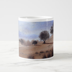 Grande Tasse Paysage pittoresque d'automne art original