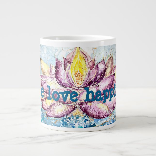 Grande Tasse Peace Lotus Art Jumbo Coffee Mug (Devant)
