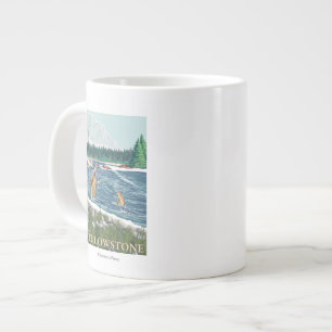 Grande Tasse Pêcheur à la mouche - West Yellowstone, Montana