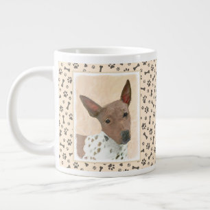 Grande Tasse Peinture américaine sans poil Terrier - Chien Art