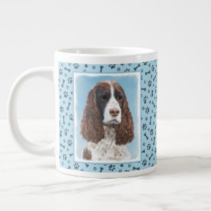 Grande Tasse Peinture espagnole Springer anglaise Peinture orig