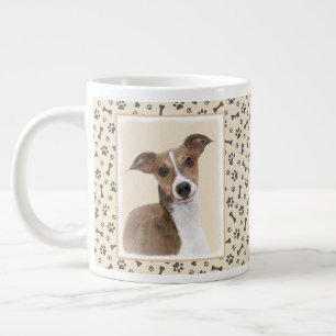 Grande Tasse Peinture italienne Greyhound - Cute Original Chien