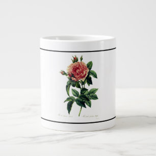 Grande Tasse PEINTURE REDOUTE DU ROSE ESPRESSO Mug PERSONNALISA