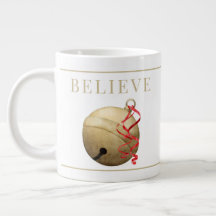 Père Noël JINGLE BELL, CROYER Typographie Café géa