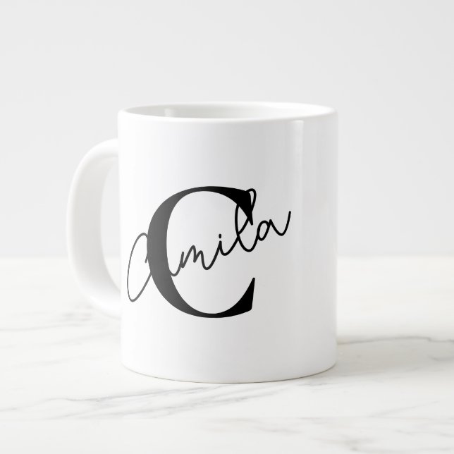 Grande Tasse Personalized coffee mug with name (Devant gauche)
