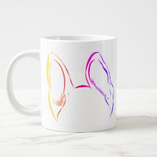 Grande Tasse Personnalisable allemand Shepard oreilles Jumbo ca