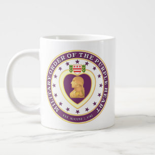 Grande Tasse Personnalisable "PURPLE HEART" Mug de café géant