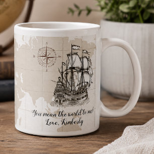 Grande Tasse Personnalisé Vous Signifiez Le Monde Pour Moi Naut