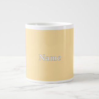 Grande Tasse Personnaliser Pale Yellow Personnaliser Avec Le No