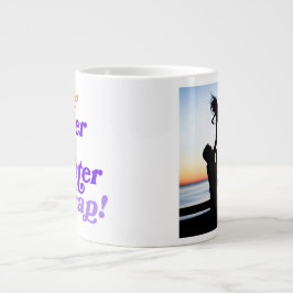 Grande Tasse Personnaliser Photo Comme Père Comme Fille Amusant