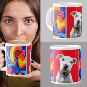 Grande Tasse Petit chien personnalisé animal de compagnie photo
