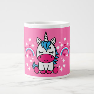 Grande Tasse Petites Filles Pink Unicorn Pony