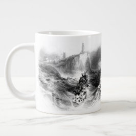 Grande Tasse Phare de Tynemouth et port