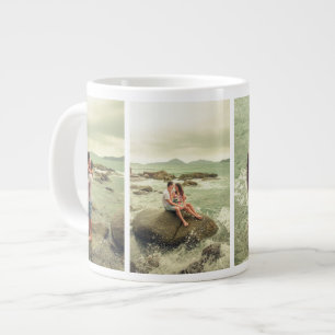 Grande Tasse Photo Collage personnalisé 4 Mug café