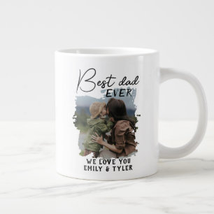 Grande Tasse Photo de famille du meilleur papa moderne Fête du 