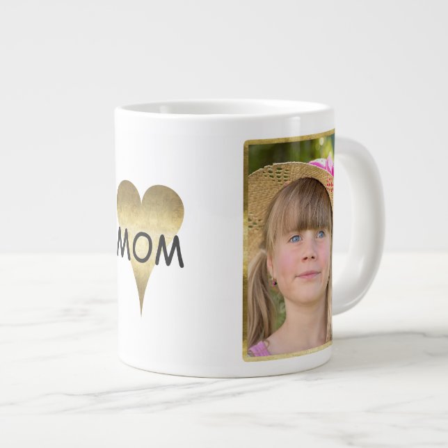 Grande Tasse Photo Mug café pour mère (Devant droit)
