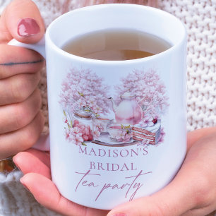 Grande Tasse Photo personnalisée Cerisier Fleur Thé nuptial