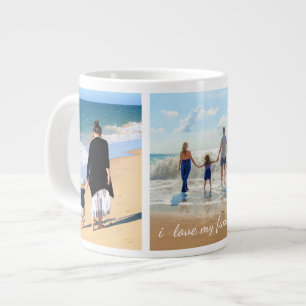 Grande Tasse Photo personnalisée Collage de texte Mug votre amo