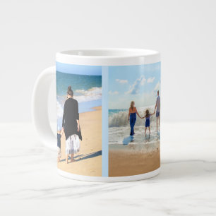 Grande Tasse Photo personnalisée Collage Mug Cadeau Vos Photos 