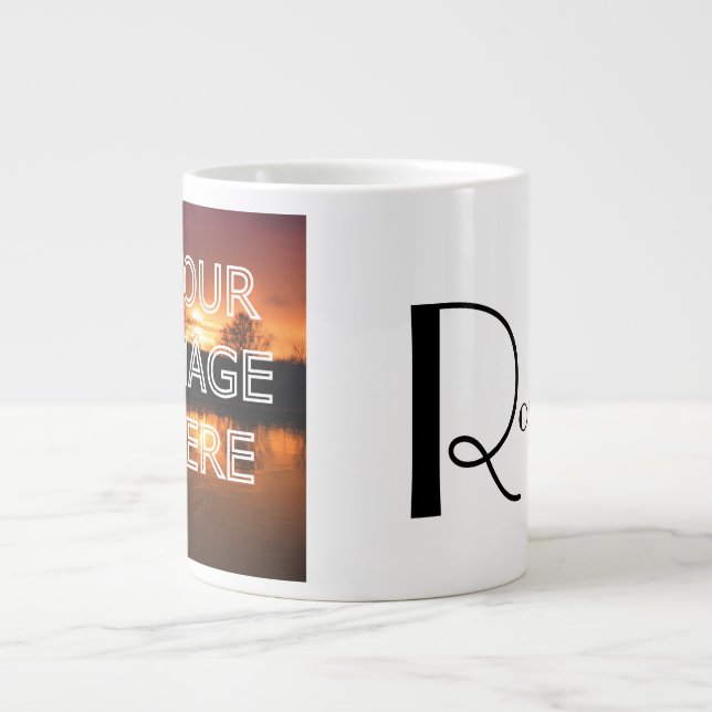 Grande Tasse Photo très grande personnalisée Mug de café (Devant)