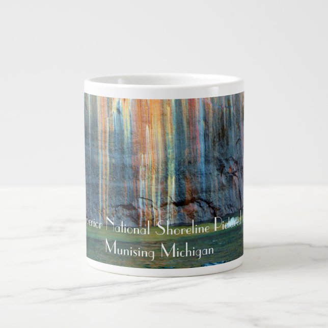 Grande Tasse Photos Rocks Munising Michigan (Devant)