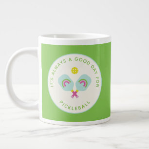 Grande Tasse Pickleball cadeau personnalisé Rainbow personnalis