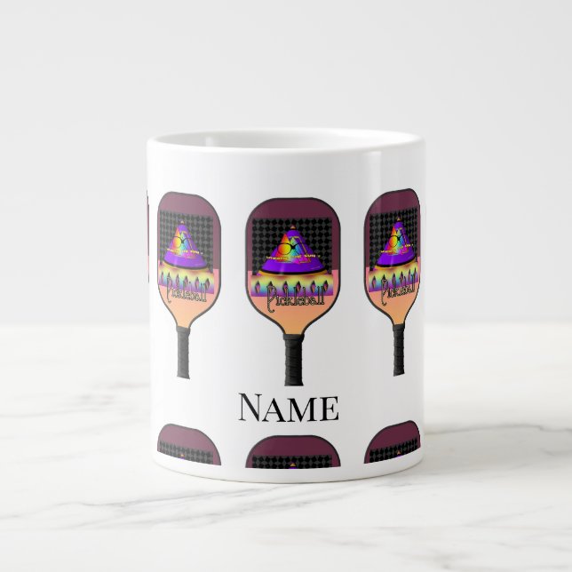 Grande Tasse Pickleball Café Mug (Devant)