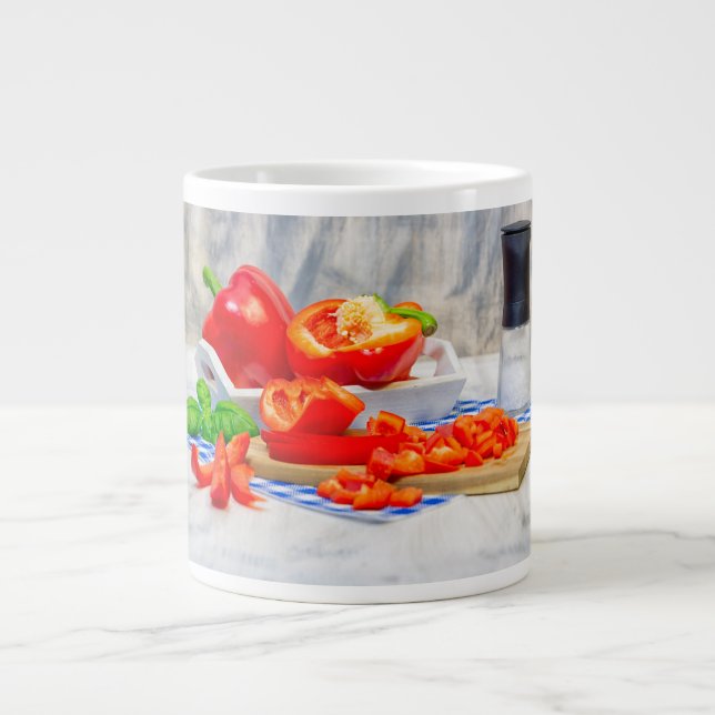 Grande Tasse Piments doux encore en vie (Devant)