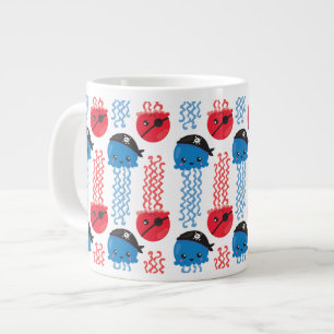 Grande Tasse Pirate Jellyfish, Motif de méduses, Sea Animaux