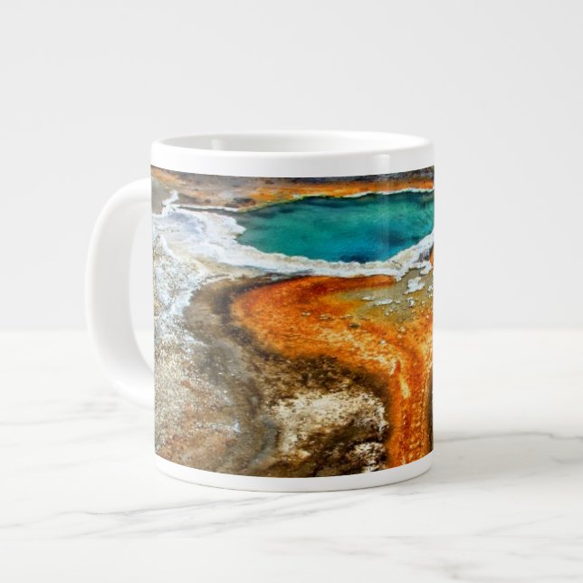 Grande Tasse Piscine de courant ascendant de Yellowstone (Devant gauche)