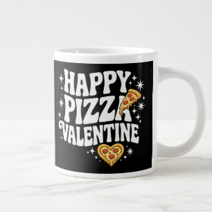 Grande Tasse Pizza de la Saint-Valentin Joyeuse Création drôle