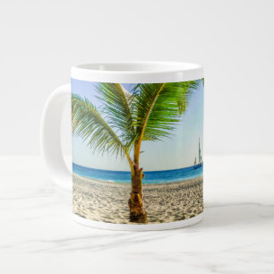Grande Tasse Plages tropicales   Bateau, Palmier, Aruba