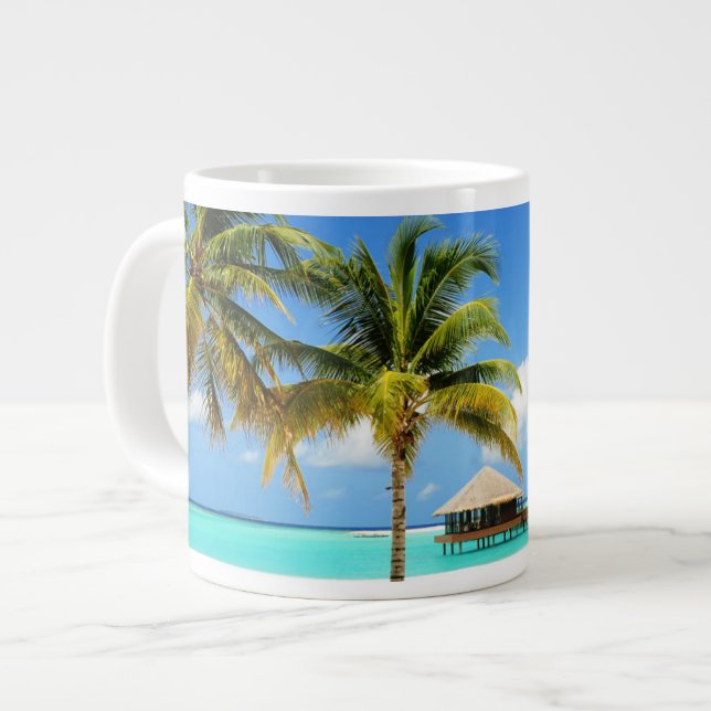 Grande Tasse Plages tropicales | Île et lagon, Maldives (Devant gauche)