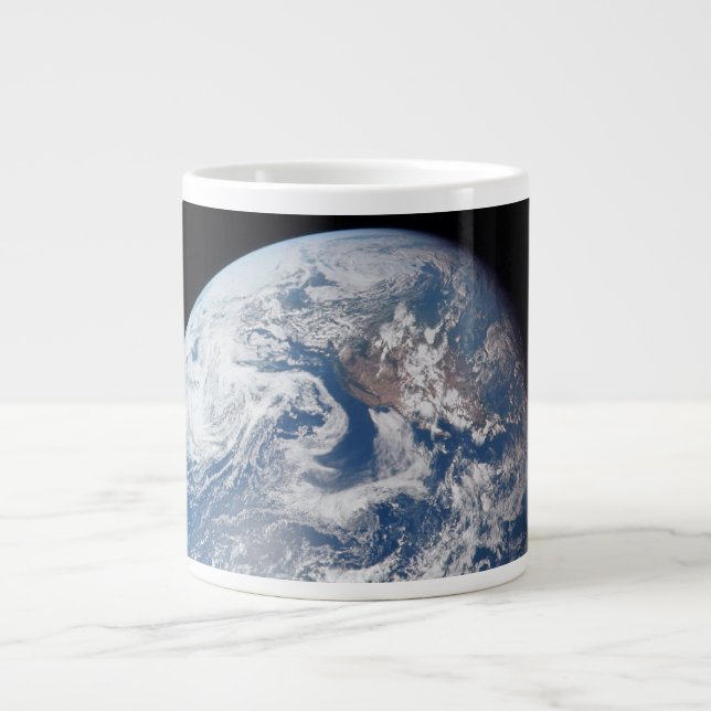 Grande Tasse Planète Terre Prise Par L'Équipage Apollo 11. (Devant)