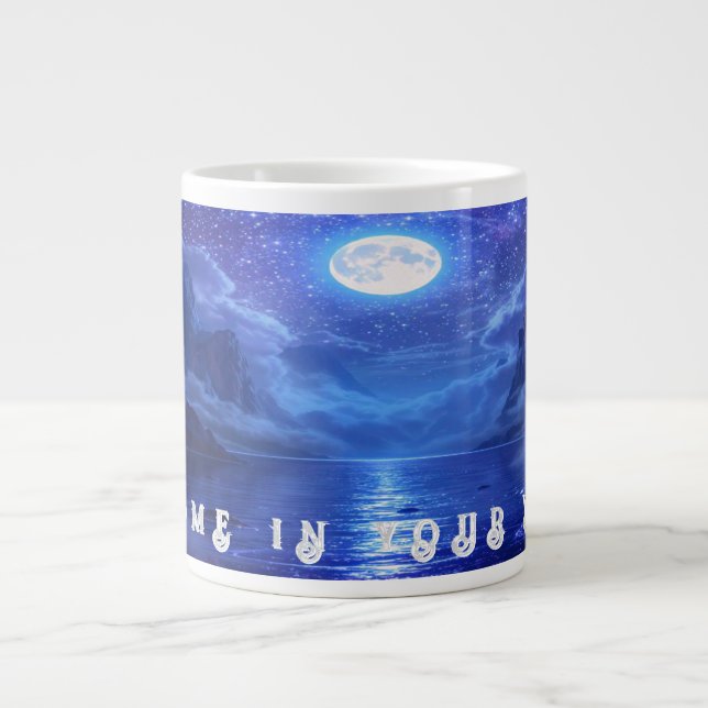 Grande Tasse Pleine lune Serenity Mug Coupe de café inspirée de (Devant)