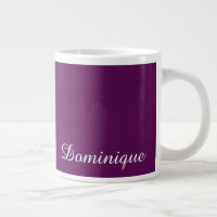 Plum Perfection Nom personnalisable Mug de café gé
