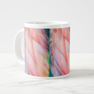 Grande Tasse Plumes de Flamant rose colorées Spécialité Mug