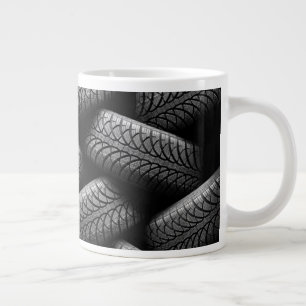 Grande Tasse Pneus de voiture noire