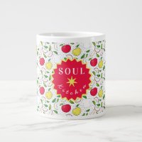 Pomme Rouge Jaune Vert Fruit Graphique Art Moderne