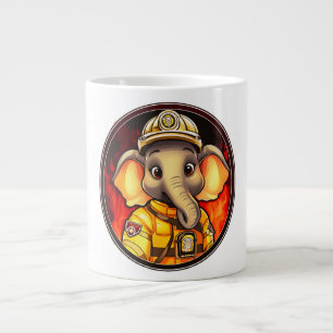 Grande Tasse Pompier éléphant