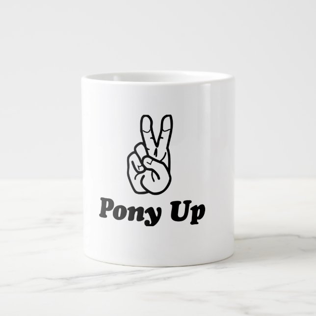 Grande Tasse PonyUp Vos Matins ! (Devant)