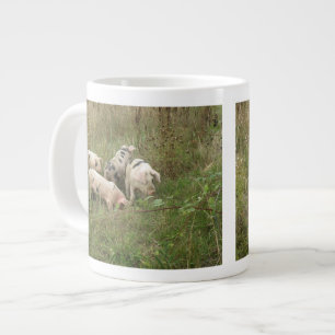 Grande Tasse Porcs dans une boue de champ