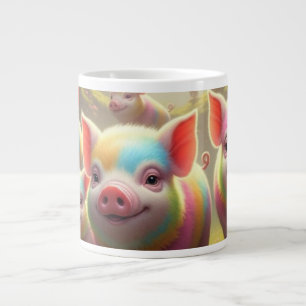 Grande Tasse Porcs d'Imaginaire d'os de la Chine