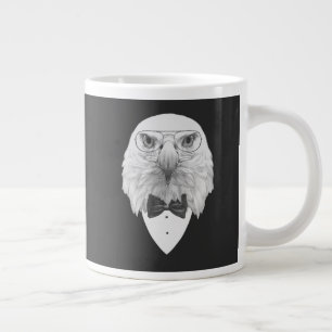 Grande Tasse Portrait d'aigle classique