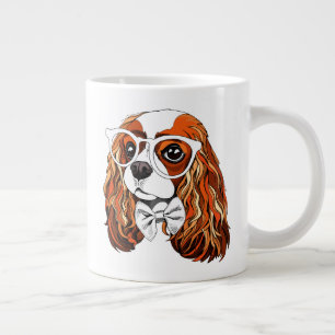 Grande Tasse Portrait de Cavalier King Charles Spaniel