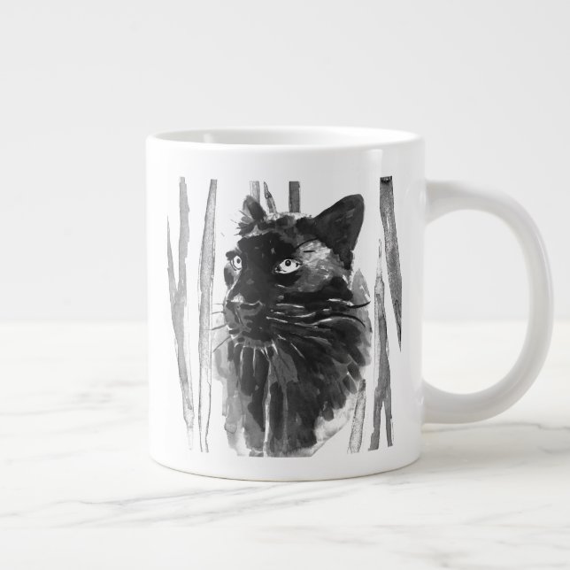 Grande Tasse Portrait Panther (Droite)