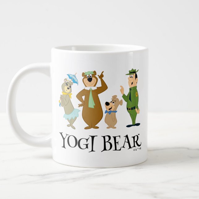 Grande Tasse Pose classique Yogi Bear and Friends (Gauche)