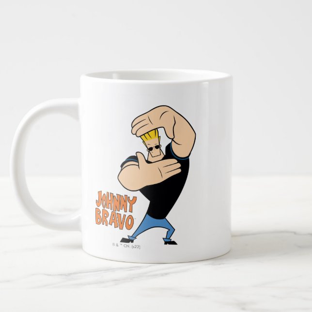 Grande Tasse Pose de trame photo Johnny Bravo (Gauche)