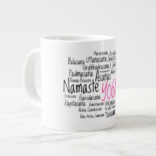 Grande Tasse Poses Sanskrit de yoga d'Asanas de l'instructeur