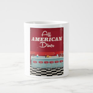 Grande Tasse Poster américain Retro